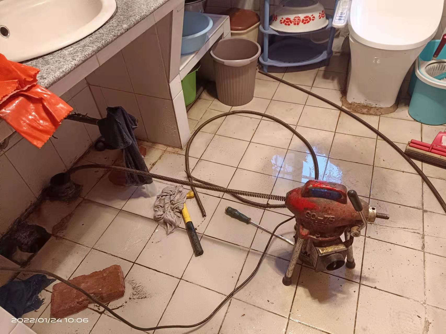 龙圩疏通厨房下水道，地漏疏通